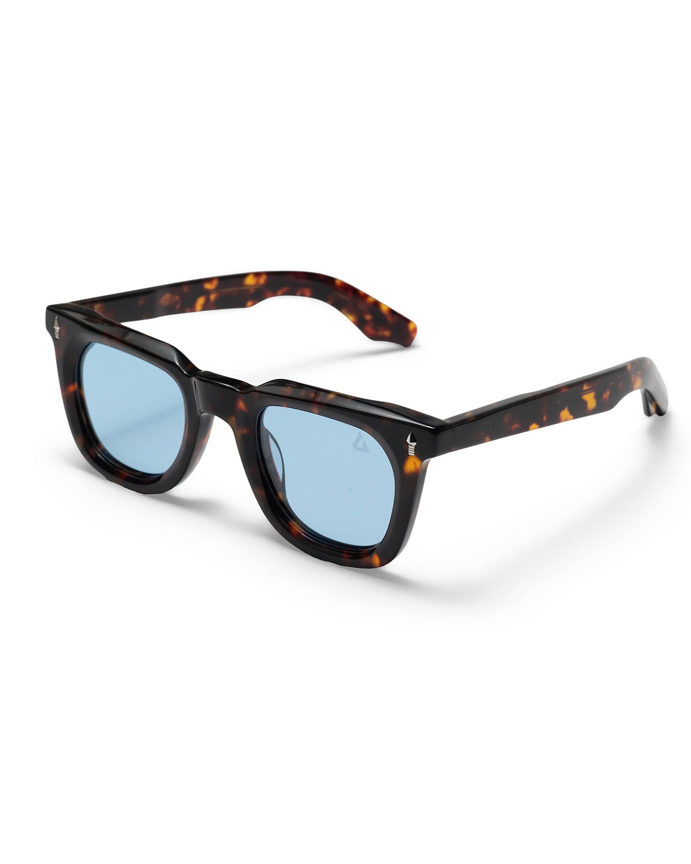 Tortoiseshell Light Blue Sunglasses