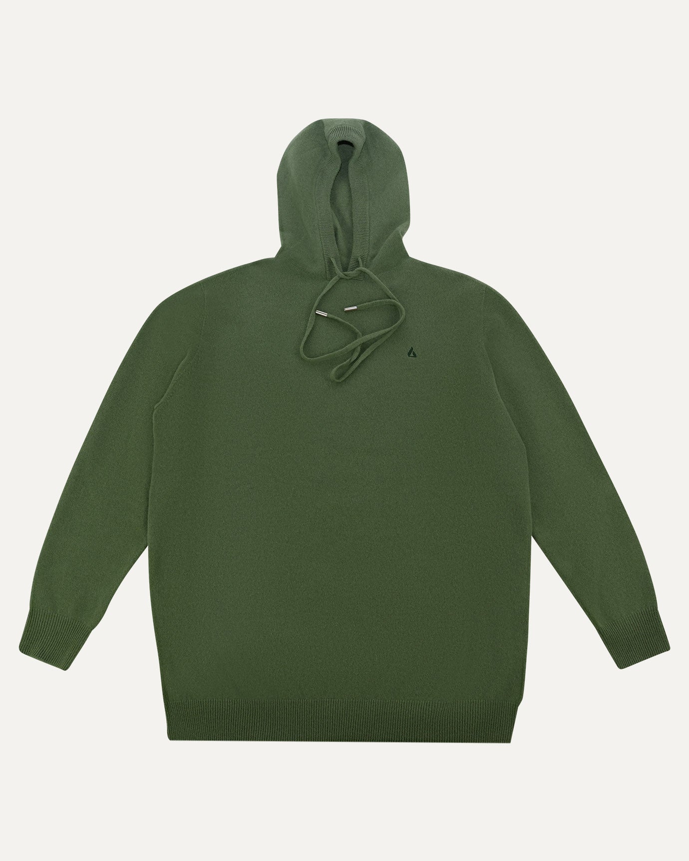 Wool Classy Hoodie - Green & Dark Green Logo