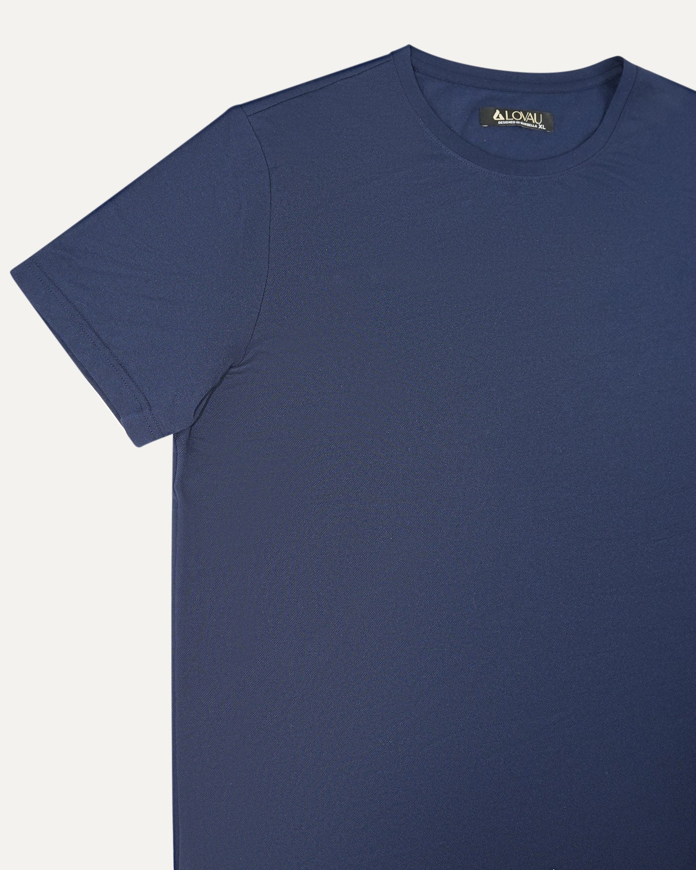 Mulberry Silk T-shirt - Dark Navy Blue