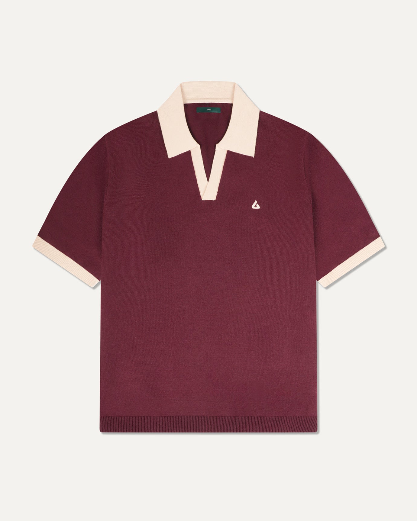 Old Money Polo Shirt Bordeaux