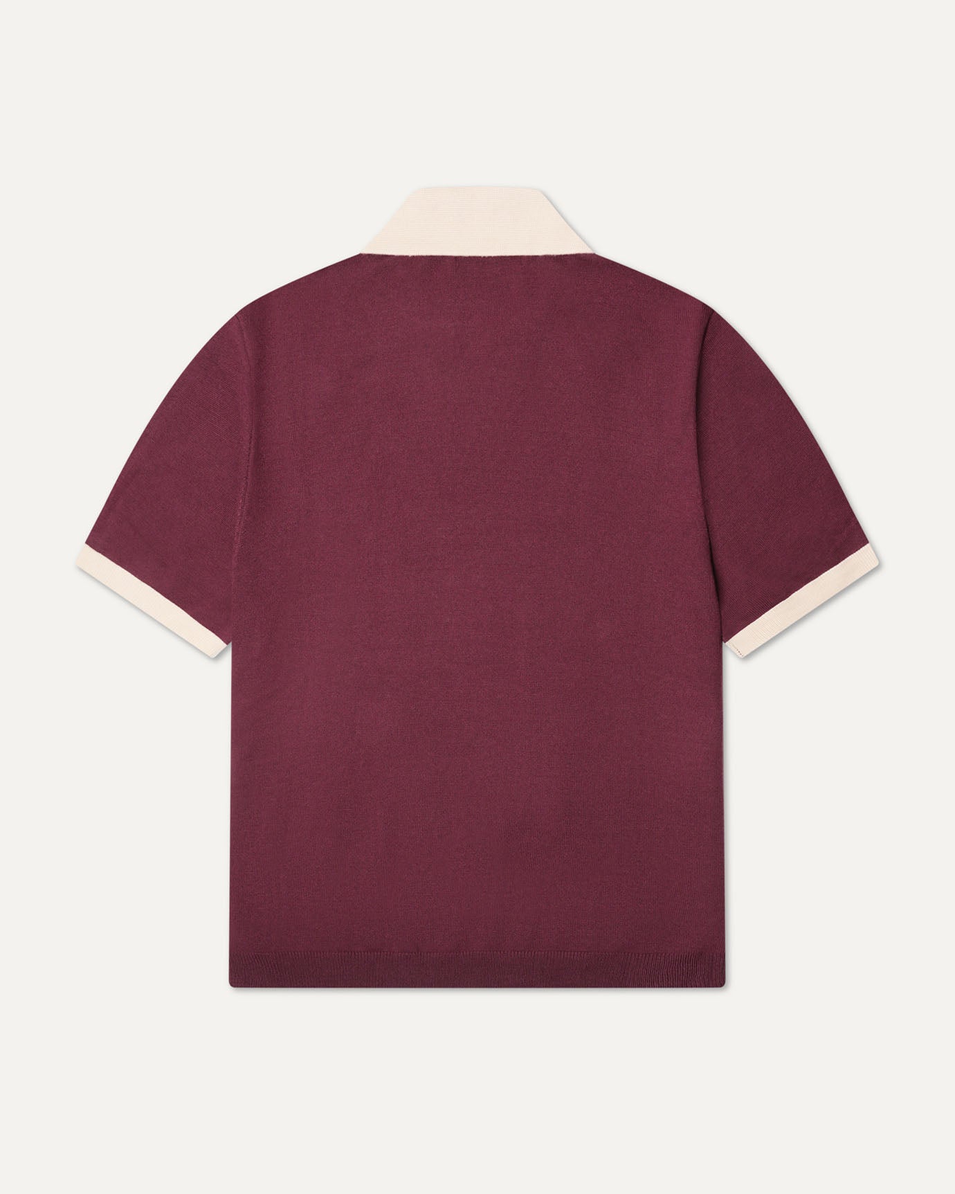 Old Money Polo Shirt Bordeaux