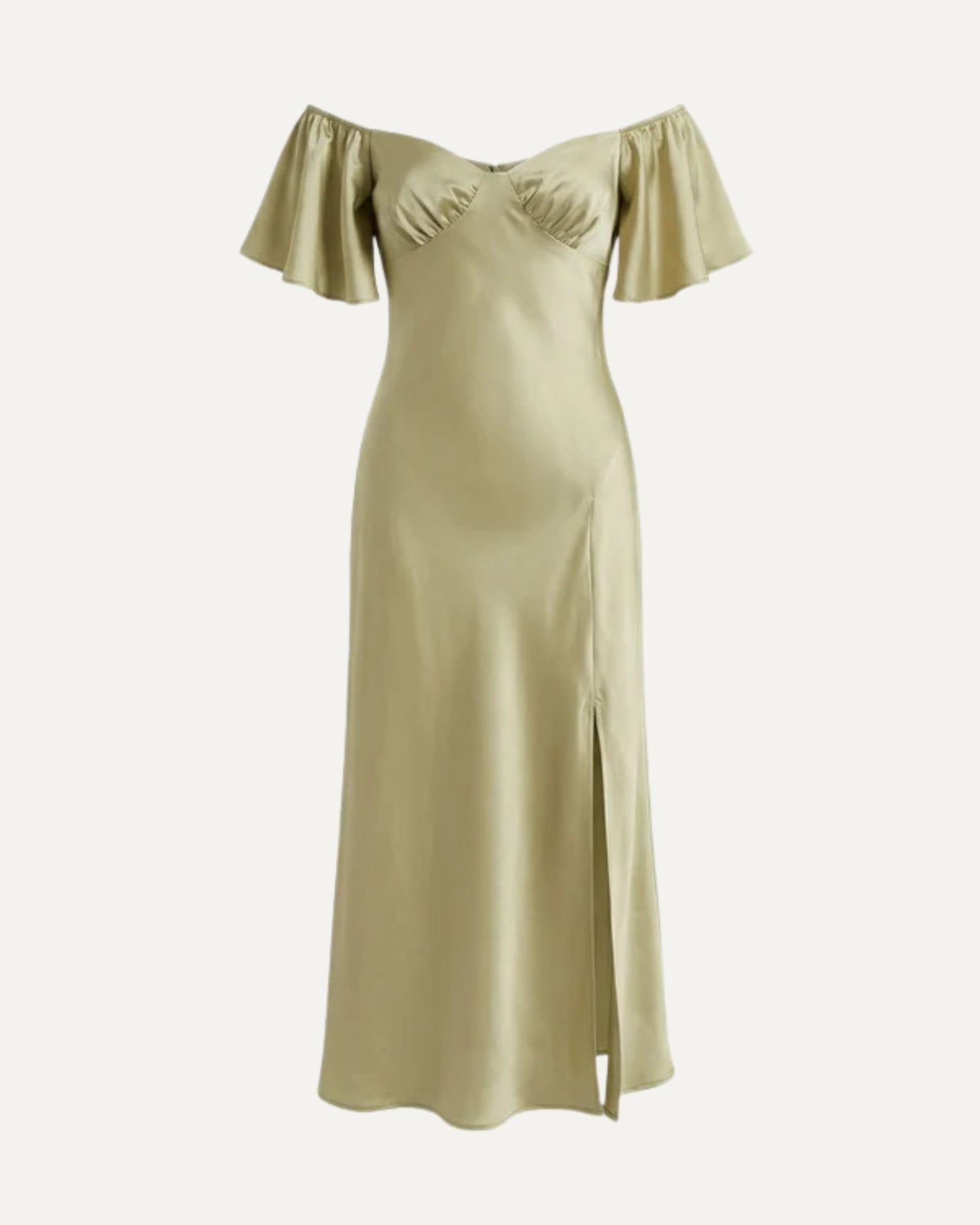 Vestido con escote en V en París