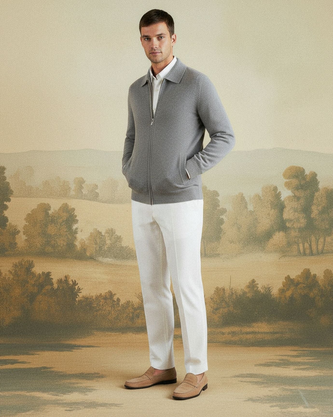Cashmere gray jacket