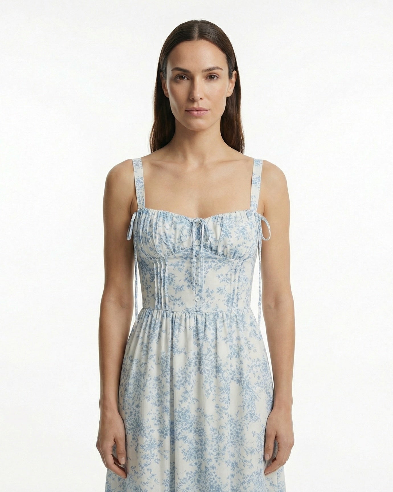 Gartentraum Blau-Weißes Kleid