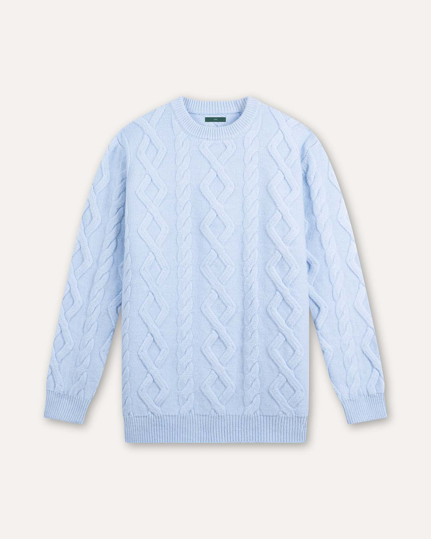 Wool Sweater Pullover Sky Blue