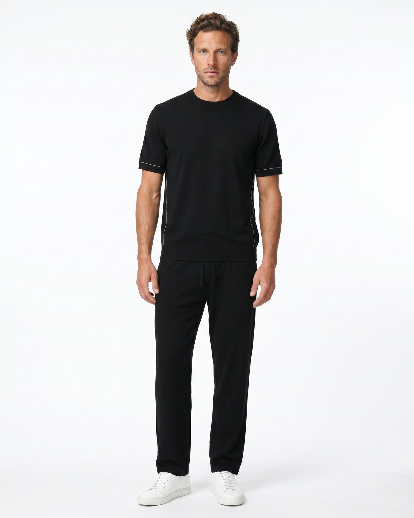 High End Mulberry Silk & Worsted Cashmere Set 