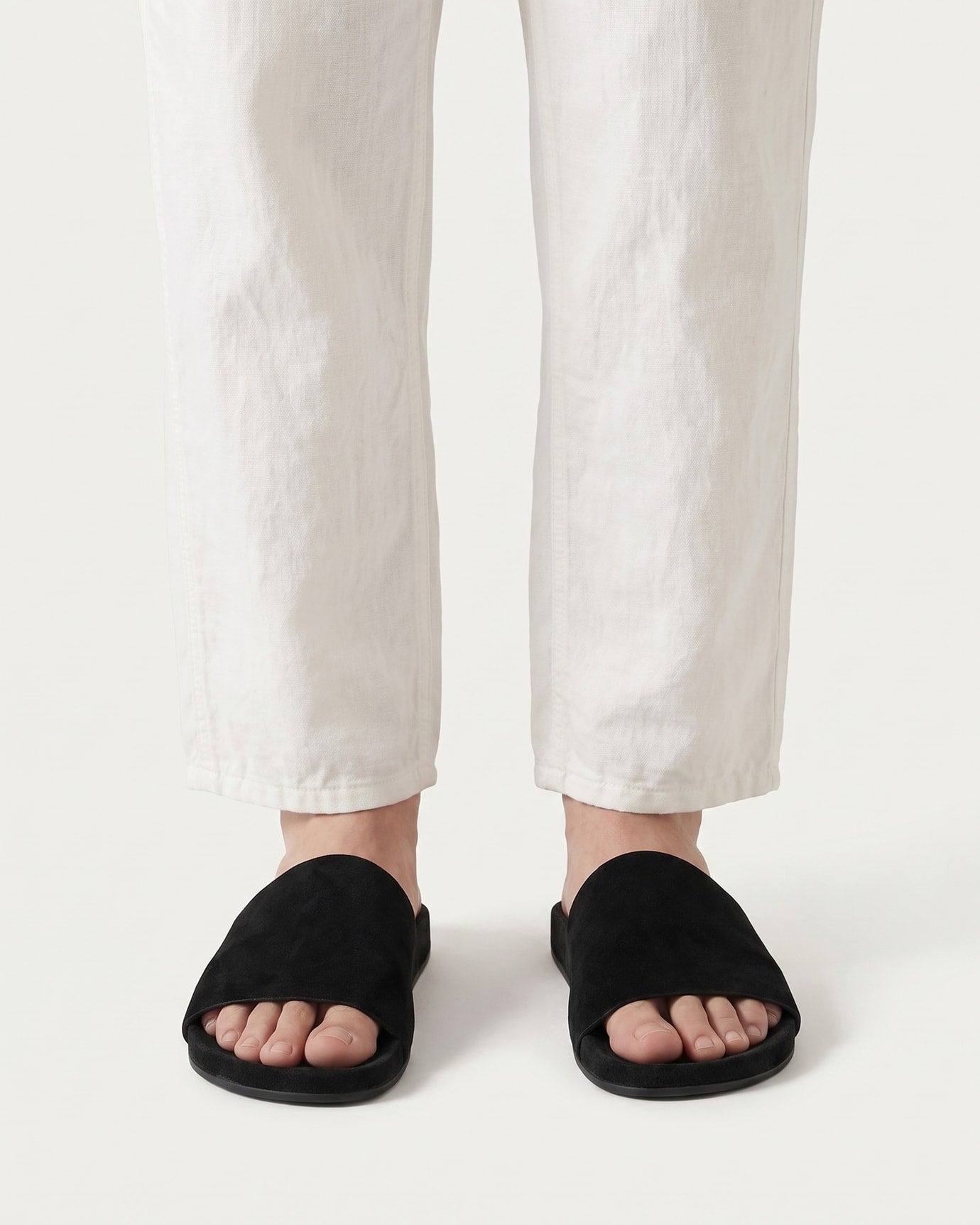 Retro Leather Slippers