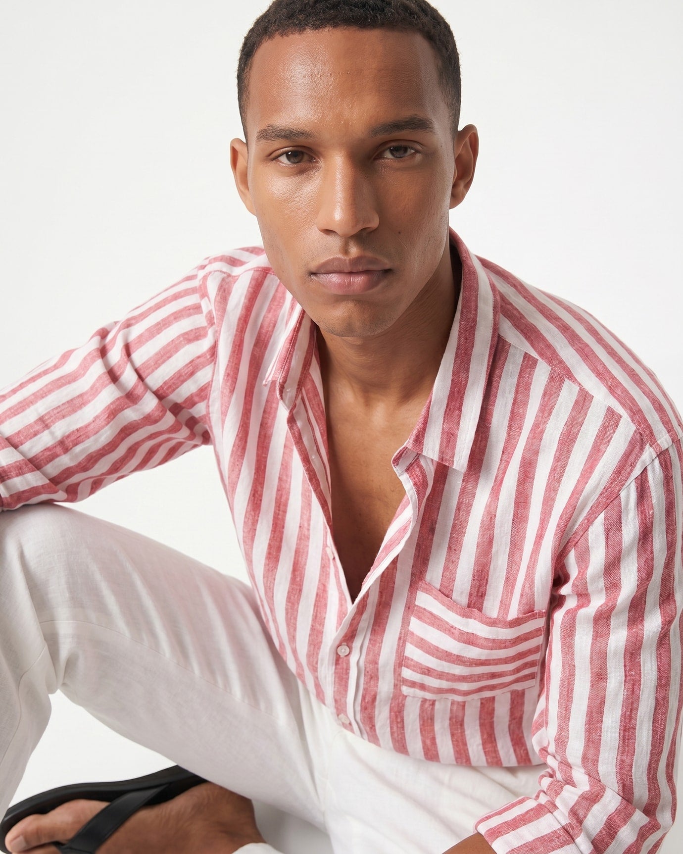 Montecarlo Striped Linen Shirt
