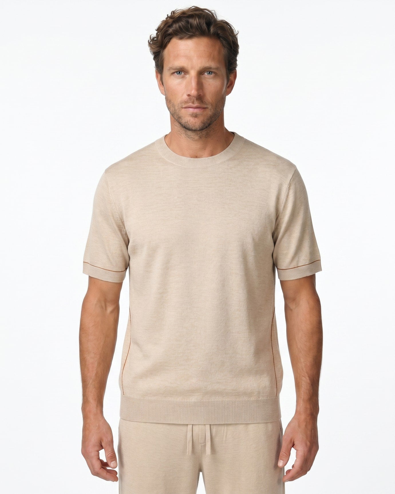 High End Mulberry Silk & Worsted Cashmere Set 