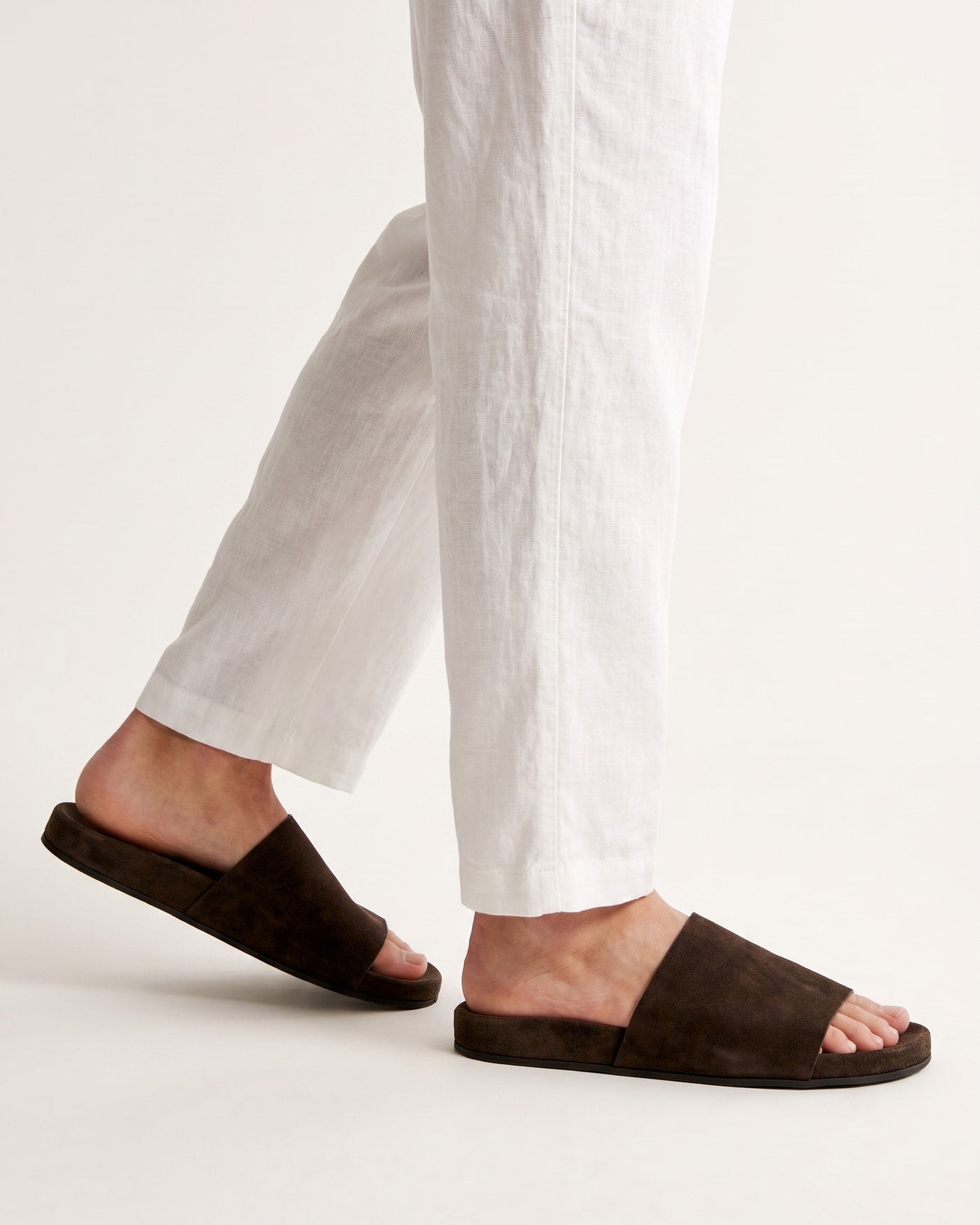 Retro Leather Slippers