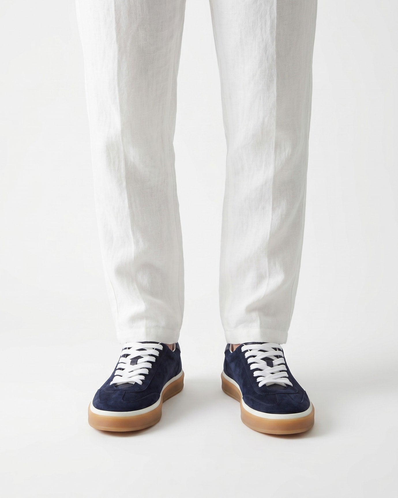 NY Leather Suede Sneakers