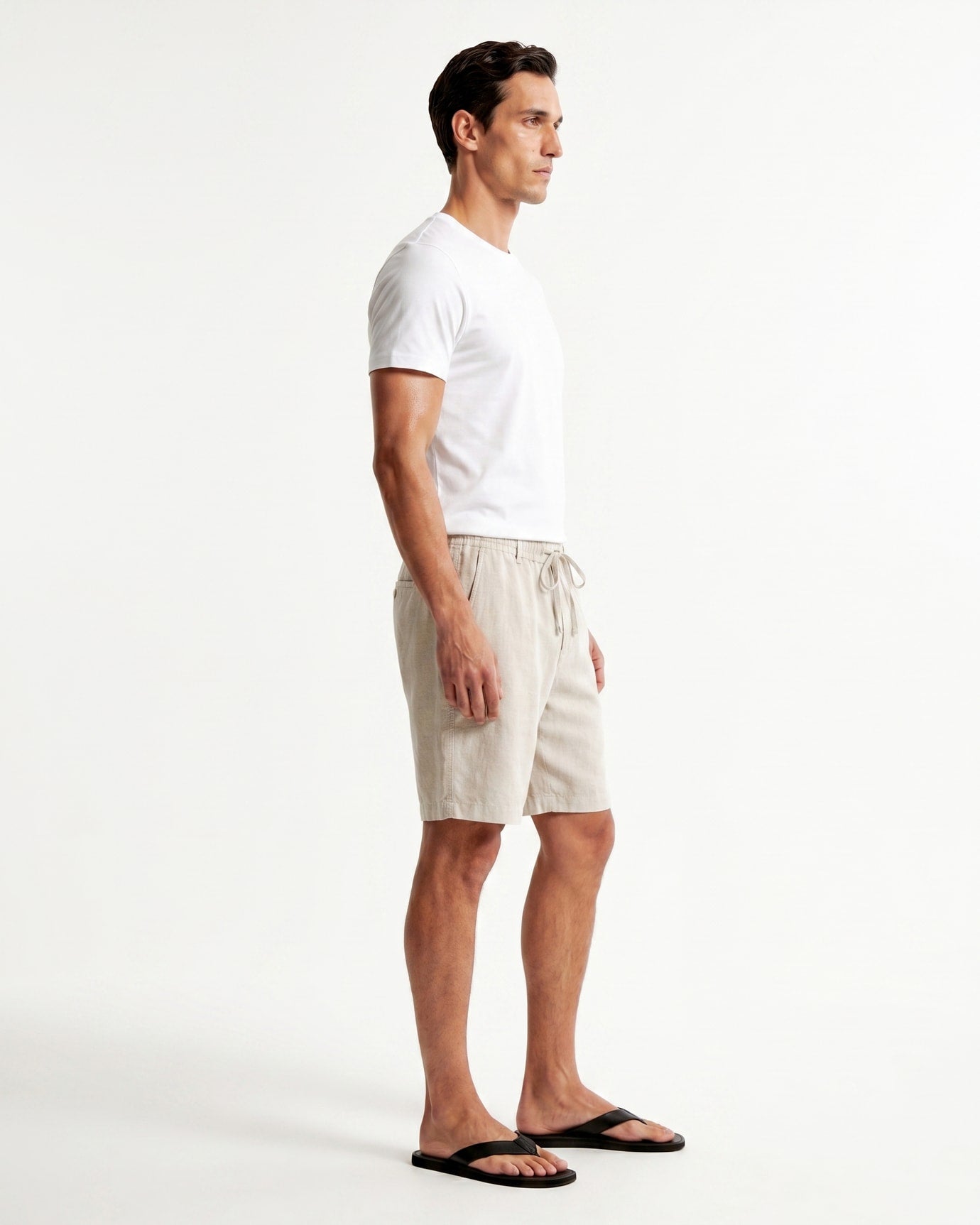 Linen Loose Pants Shorts