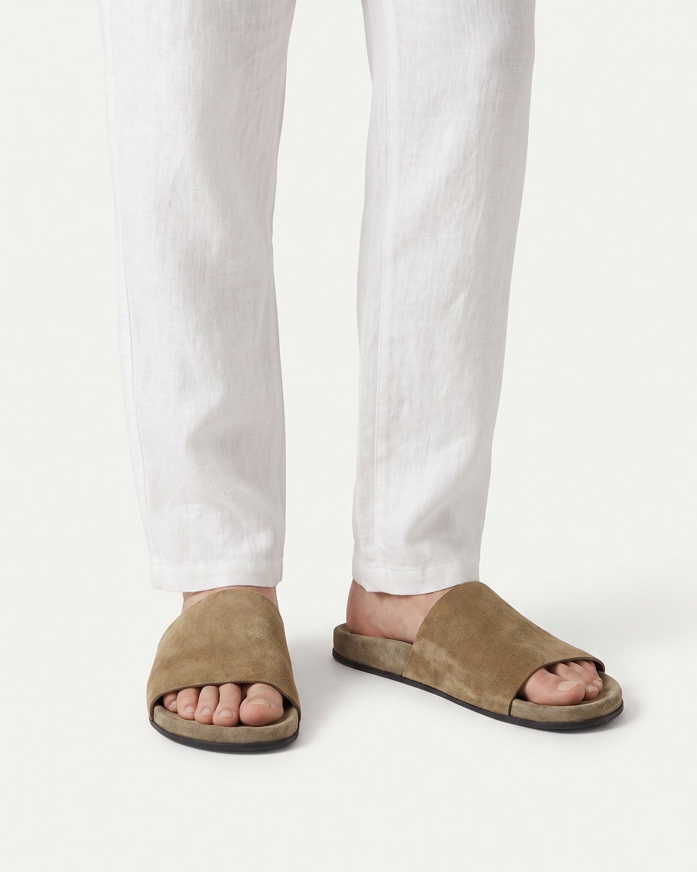 Retro Leather Slippers