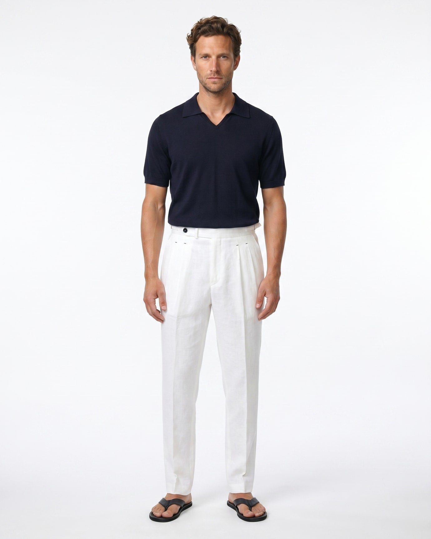 Marbella Cooling Acetate Silk Polo