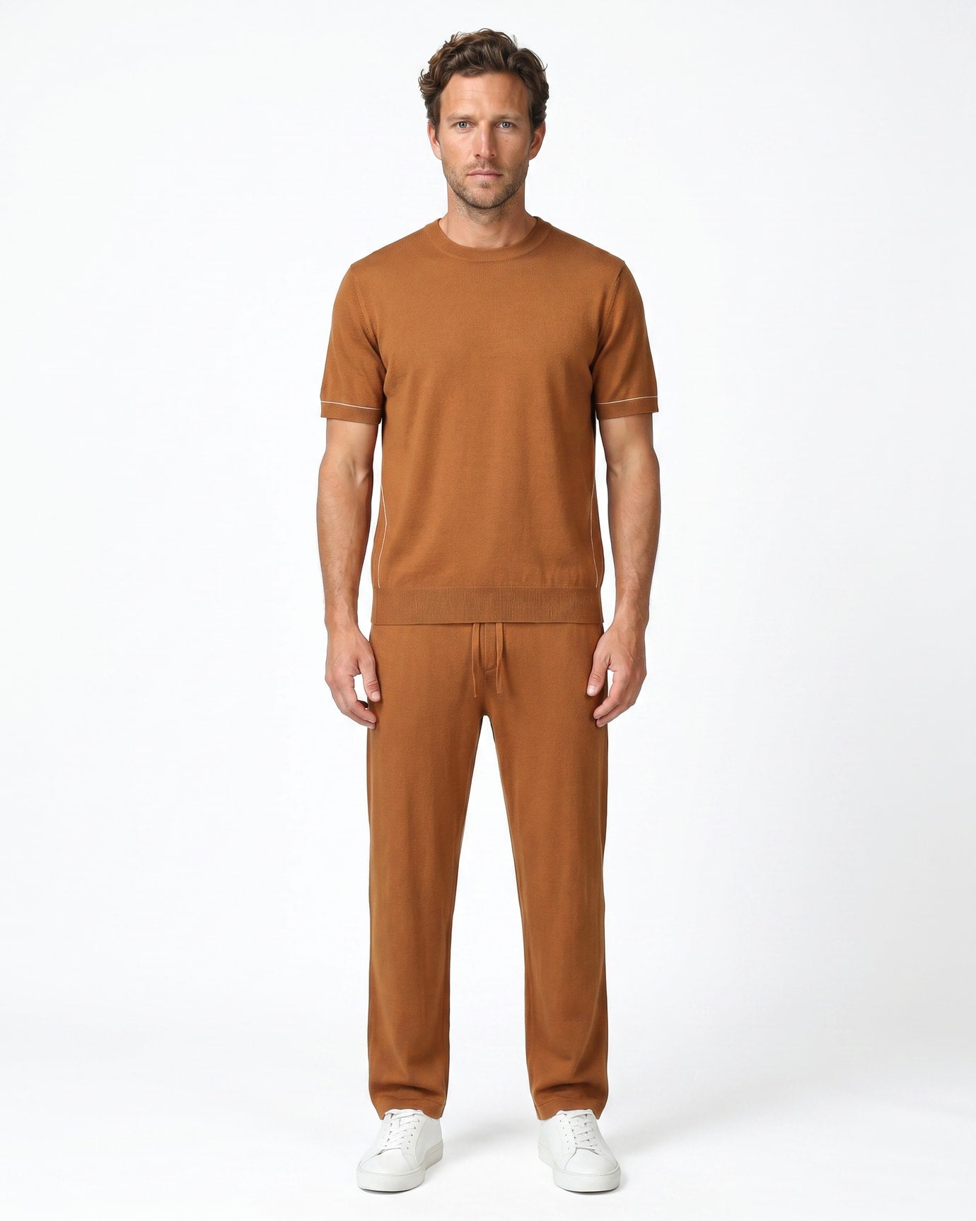 High End Mulberry Silk & Worsted Cashmere Set 