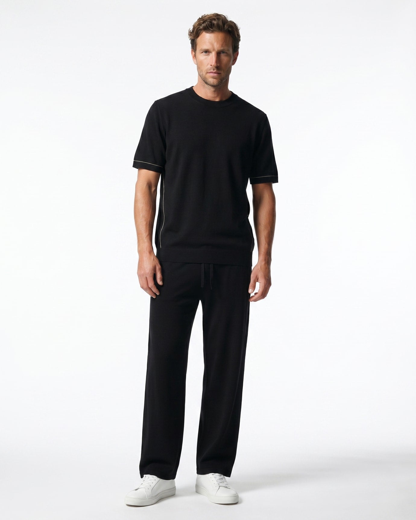 High End Mulberry Silk & Worsted Cashmere Set 