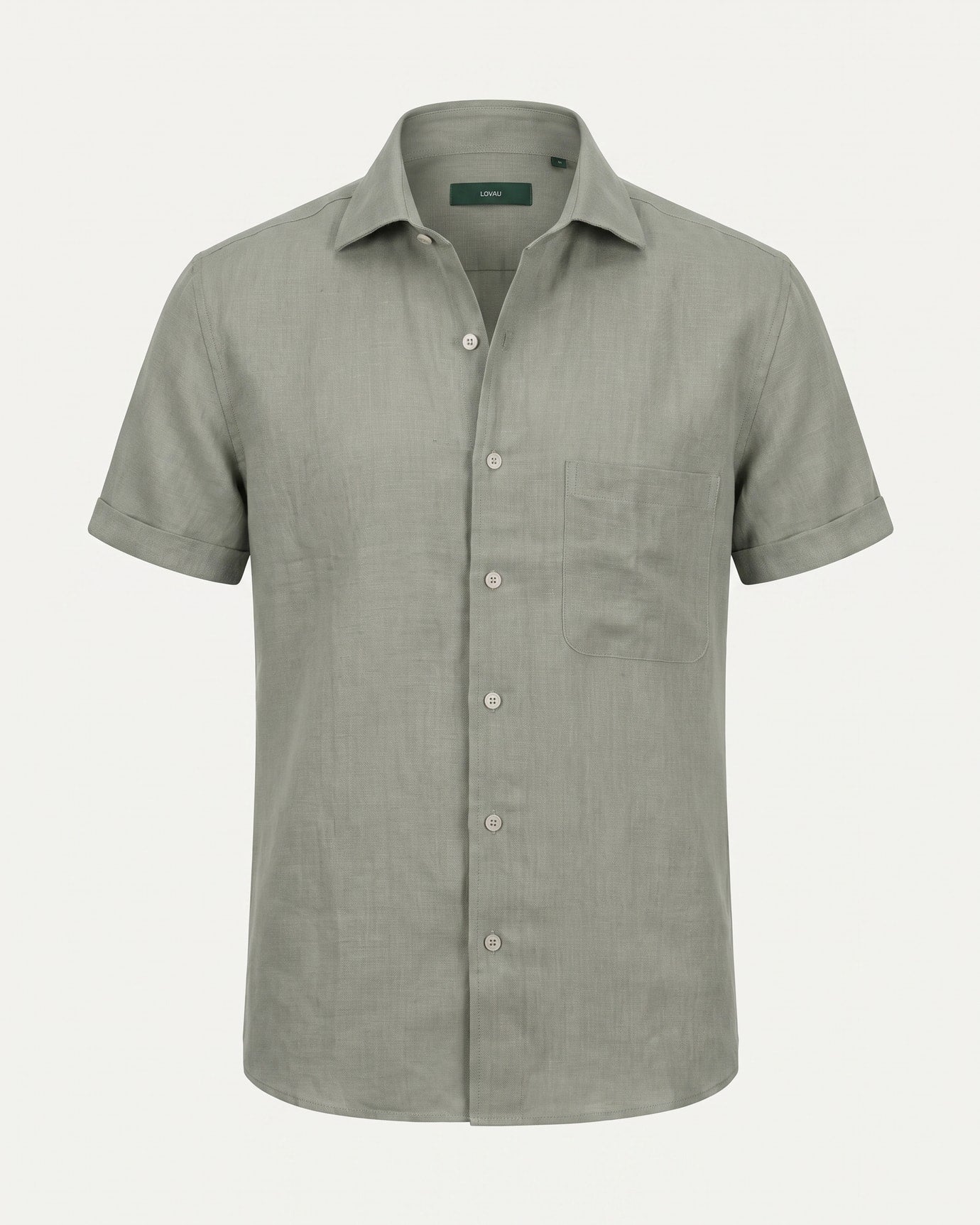 Paris Linen Loose Fit Short Sleeve Shirt