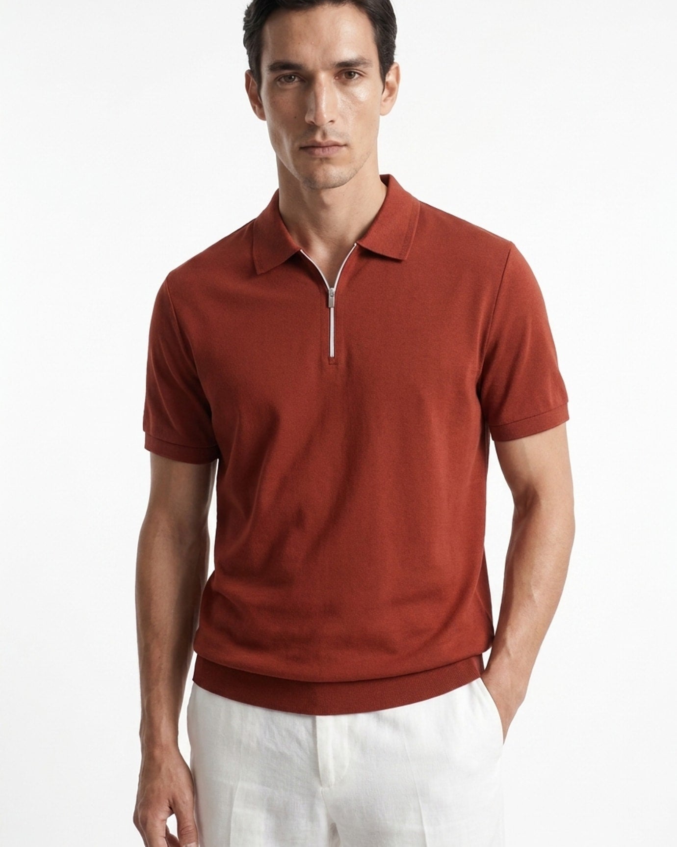 Venice Old Money Zipper Polo