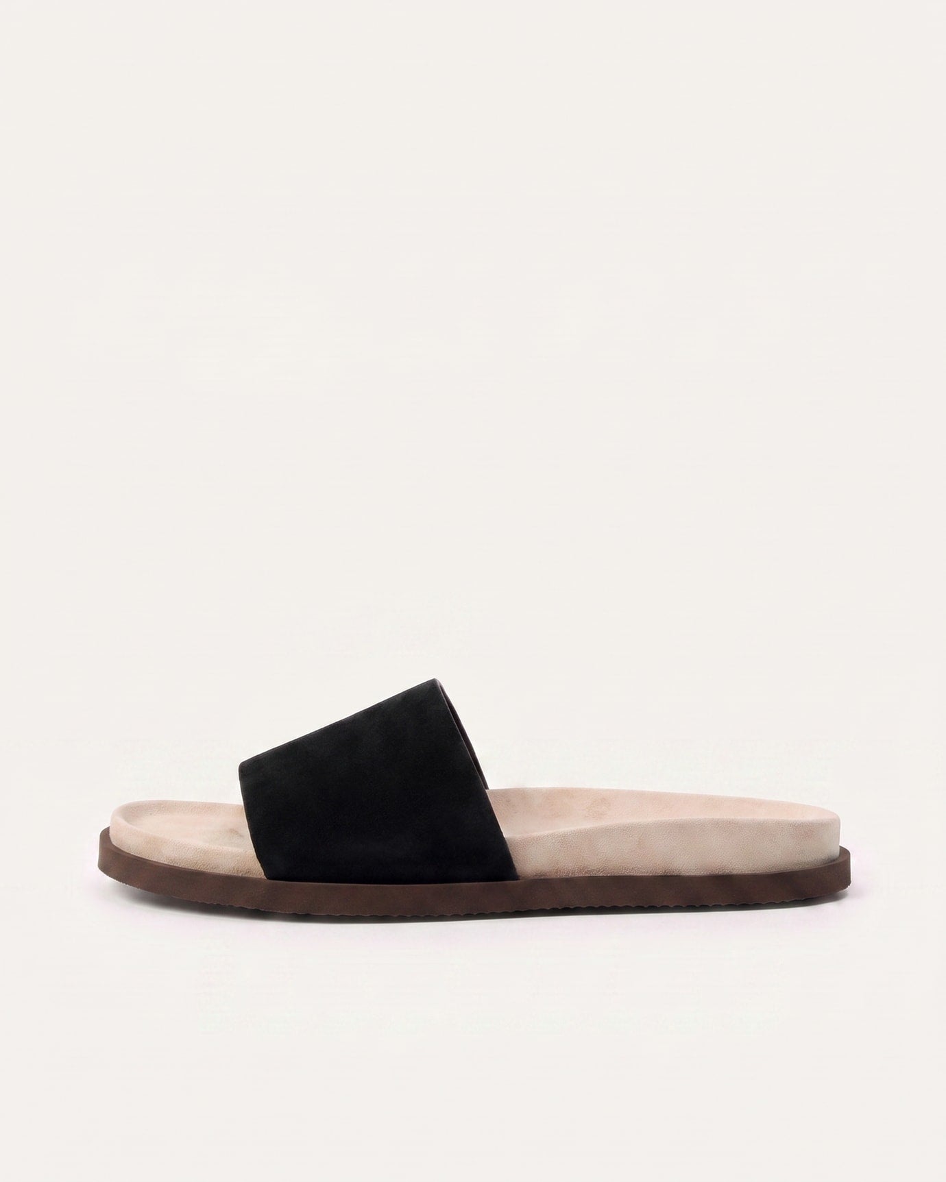 Rome Leather Suede Flip-Flops