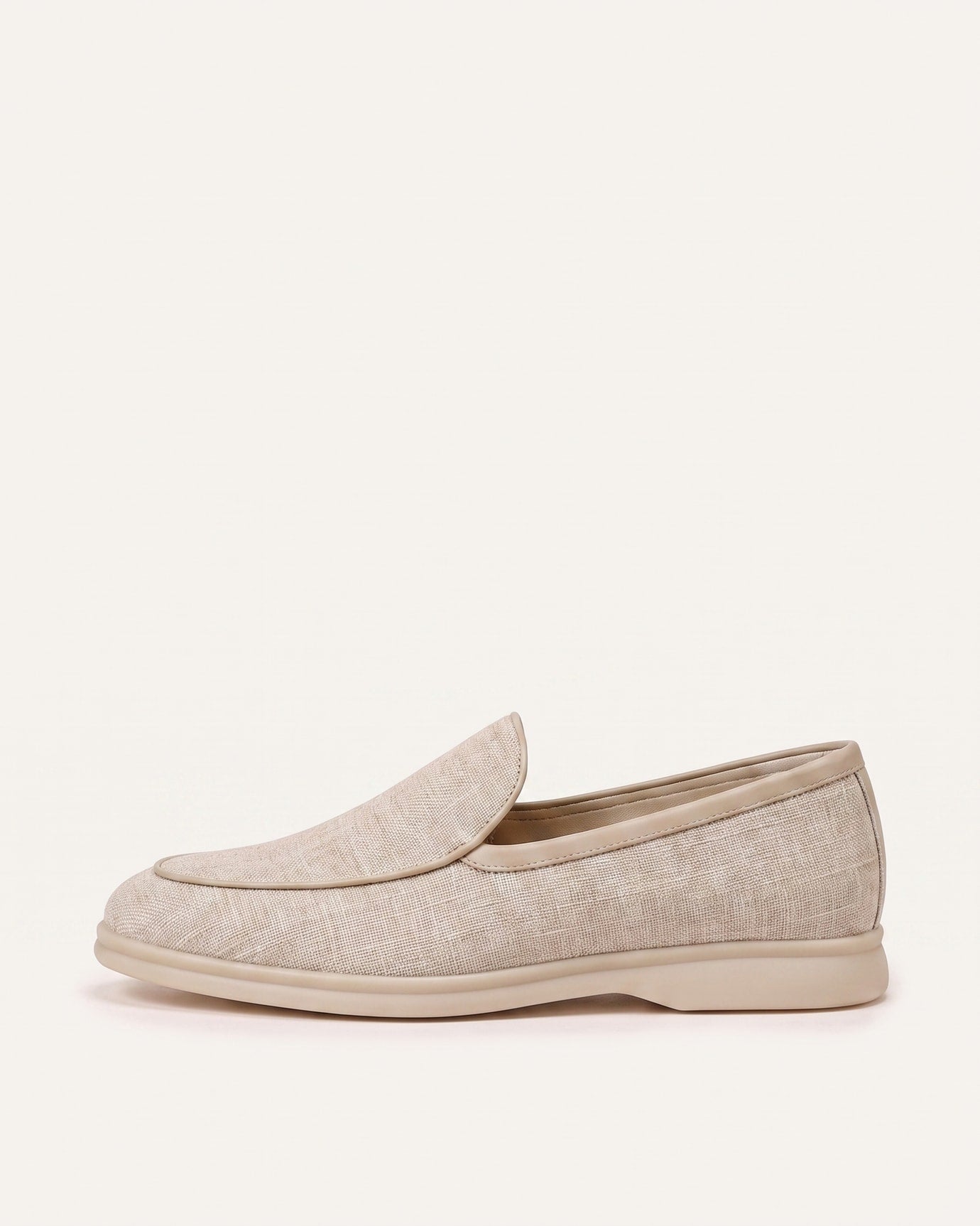 Paris Linen Leather Loafers