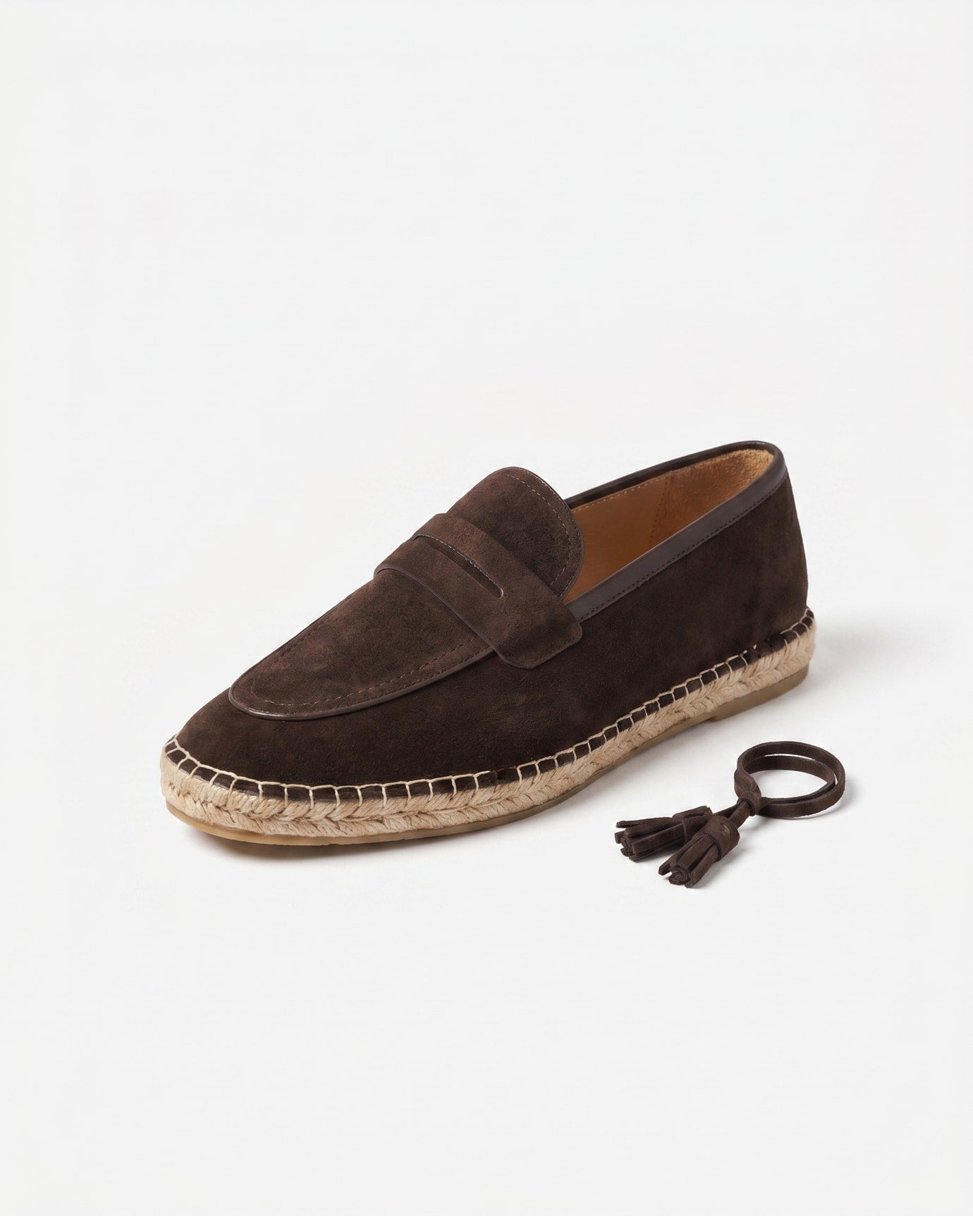Mediterranean Suede Slip-On Loafers