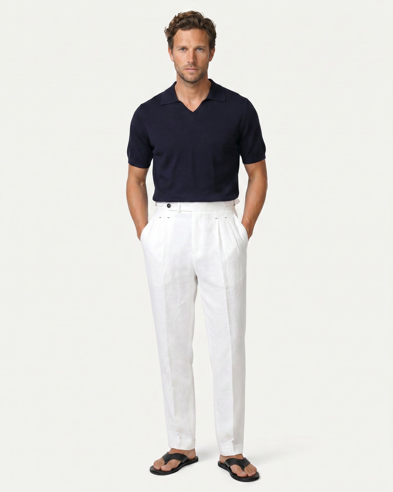 Marbella Cooling Acetate Silk Polo