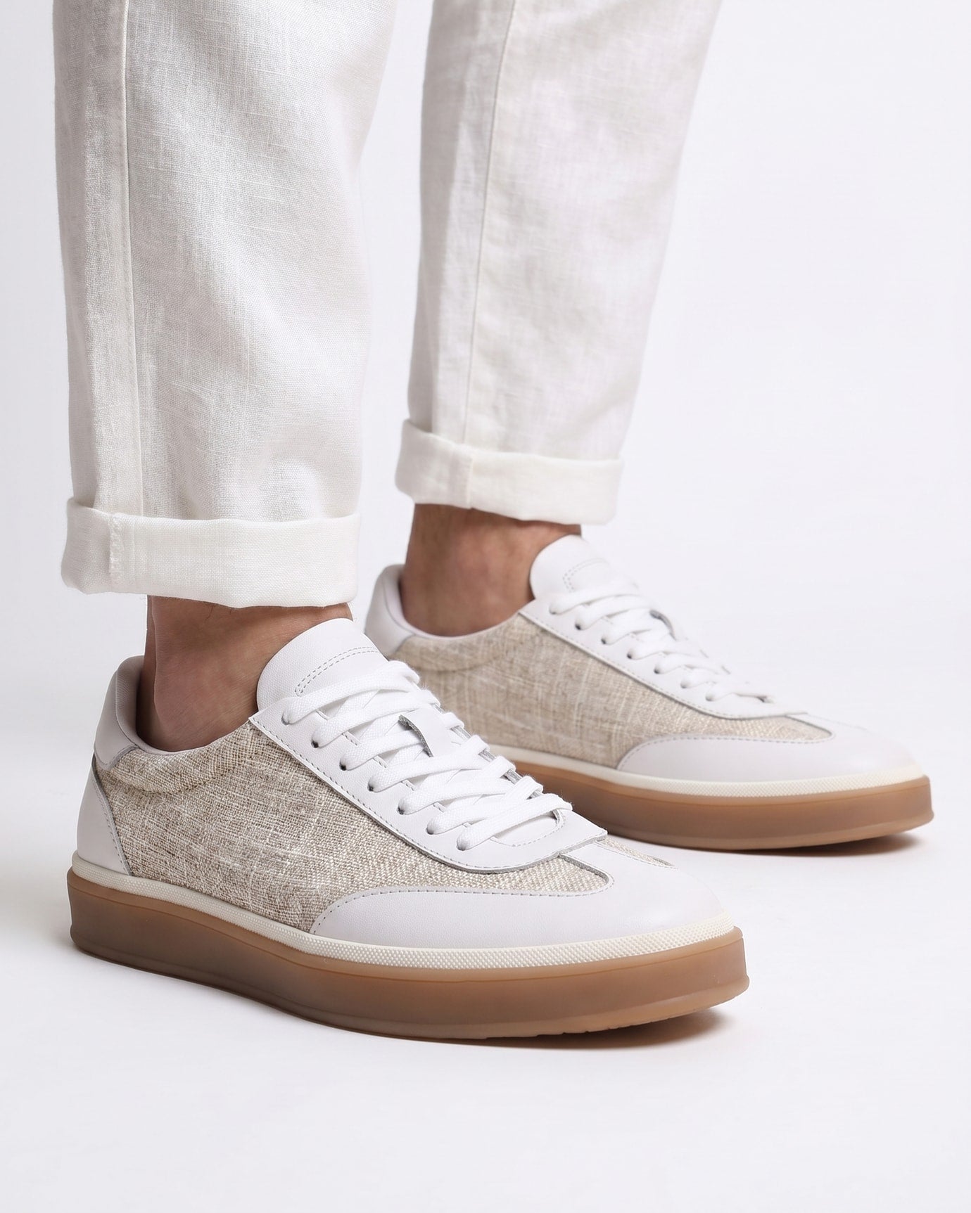 NY Leather Suede Sneakers