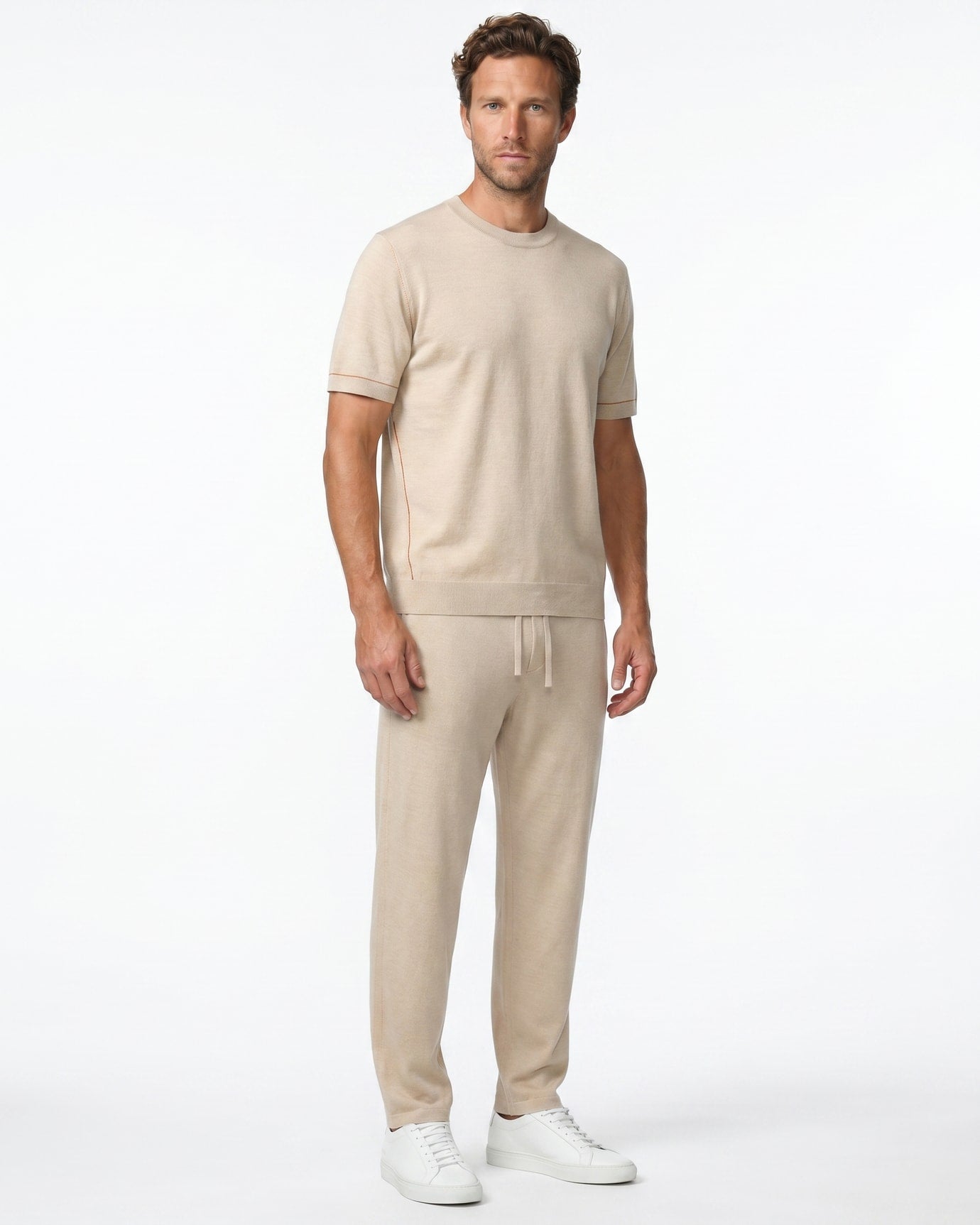 High End Mulberry Silk & Worsted Cashmere Set 