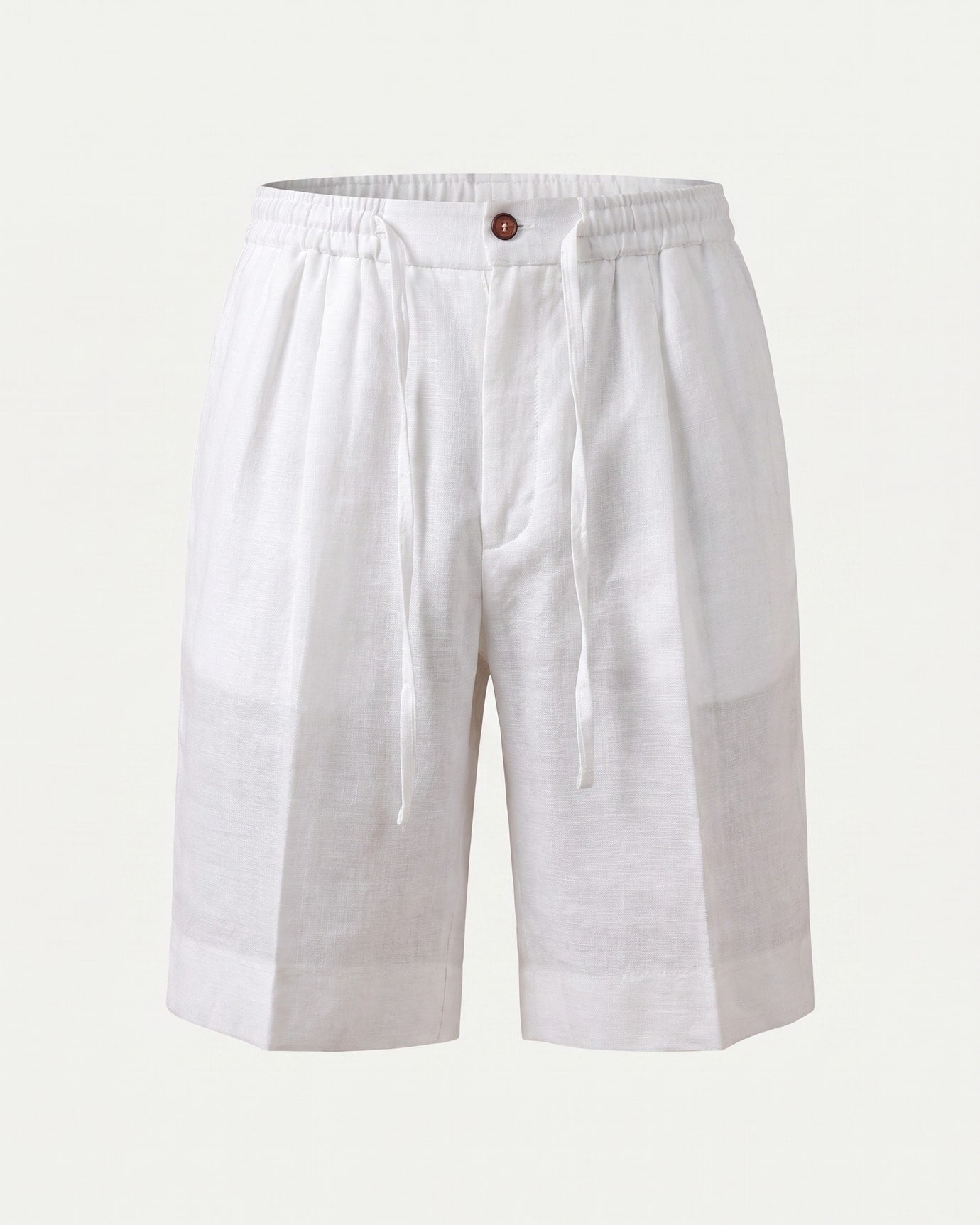 Marbella Linen Elastic Waist Shorts