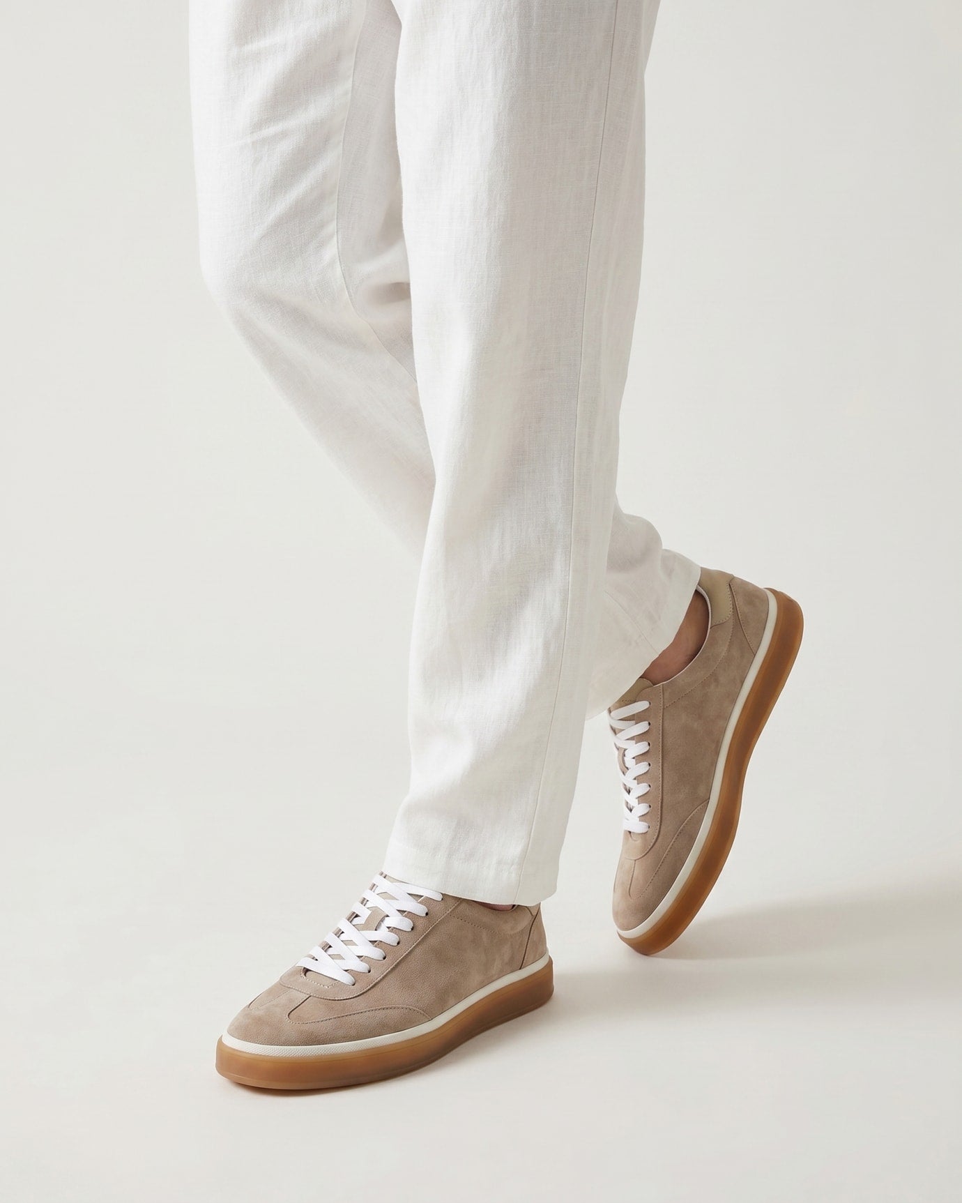 NY Leather Suede Sneakers