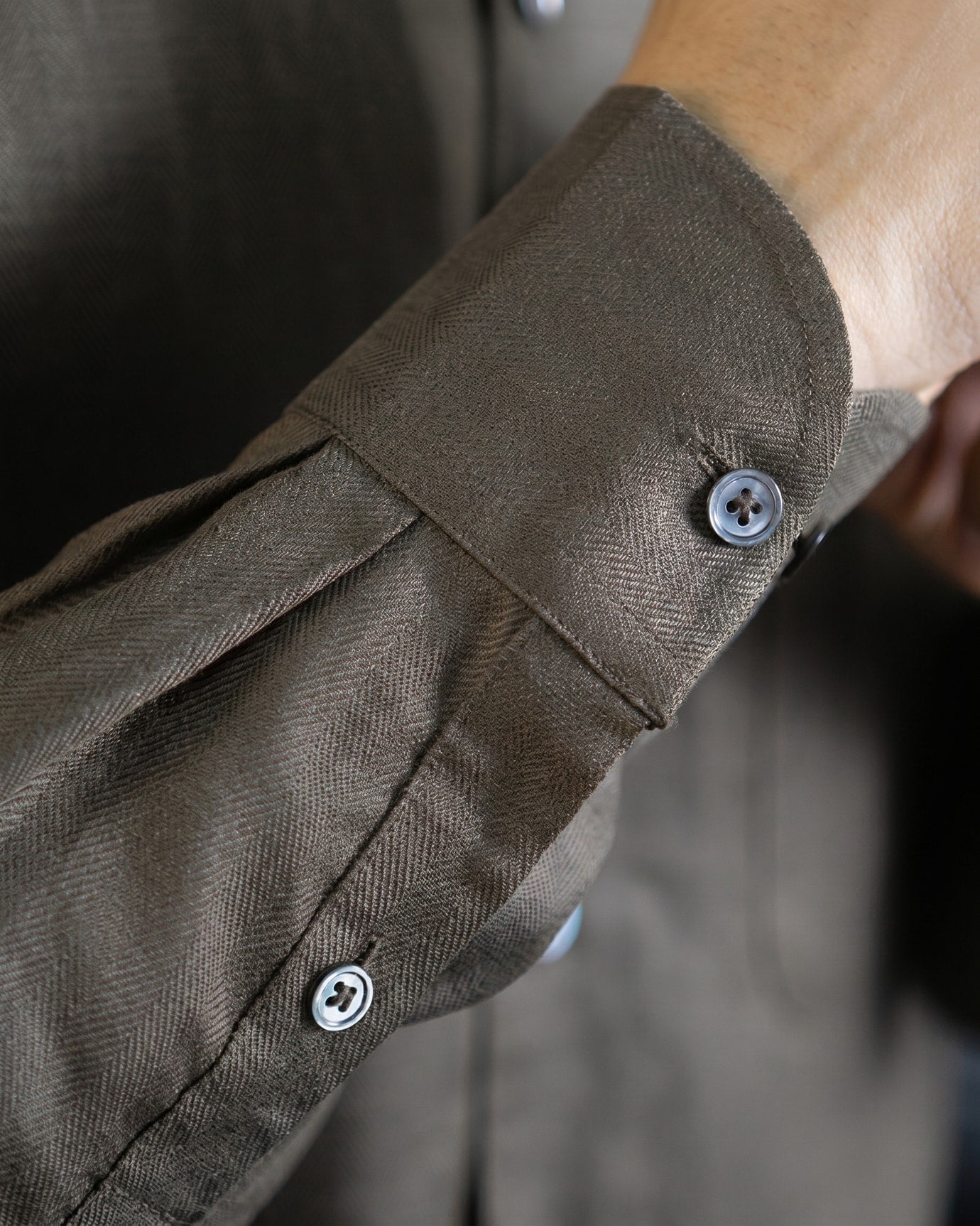 Retro Vintage Lyocell Linen Shirt