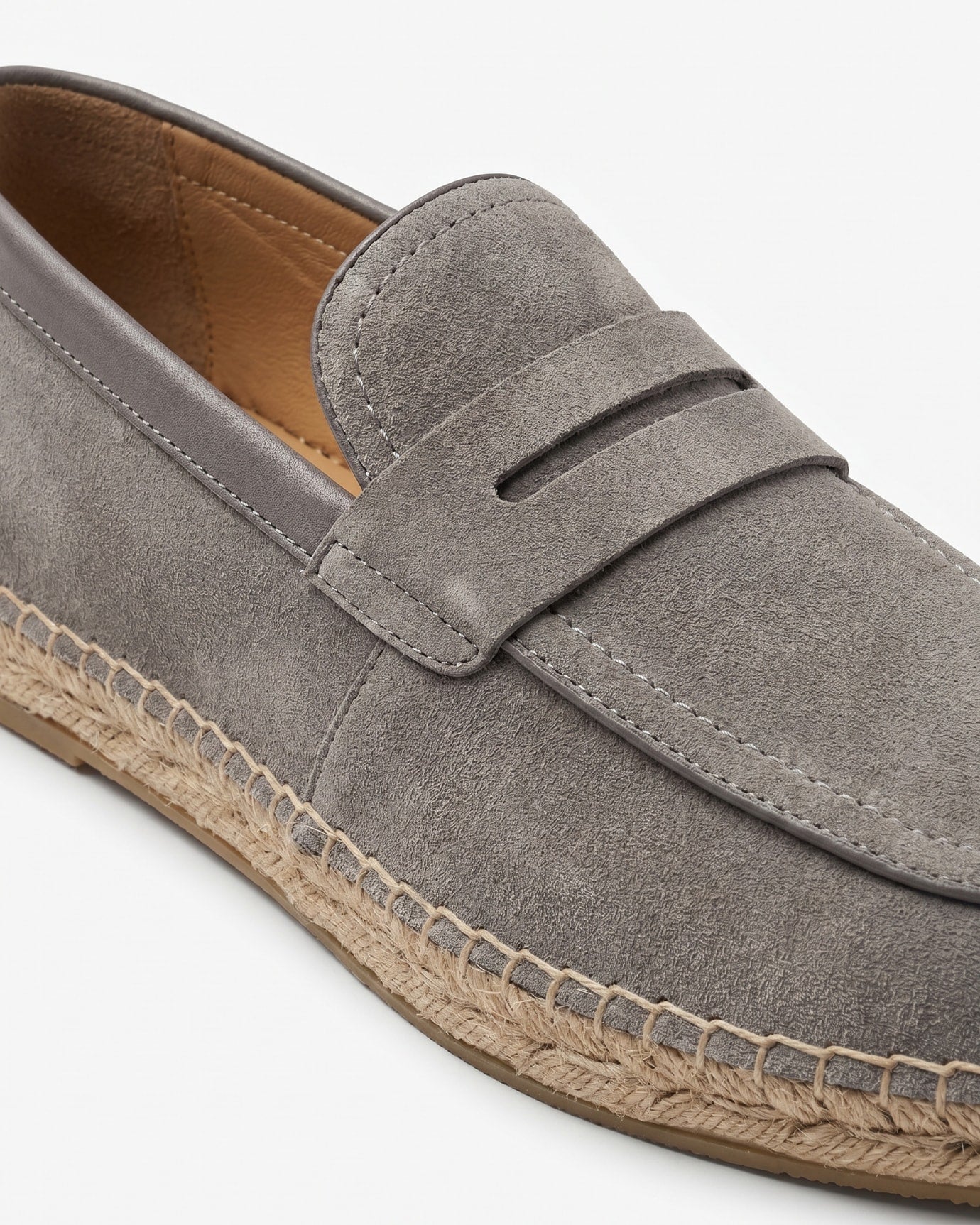 Mediterranean Suede Slip-On Loafers