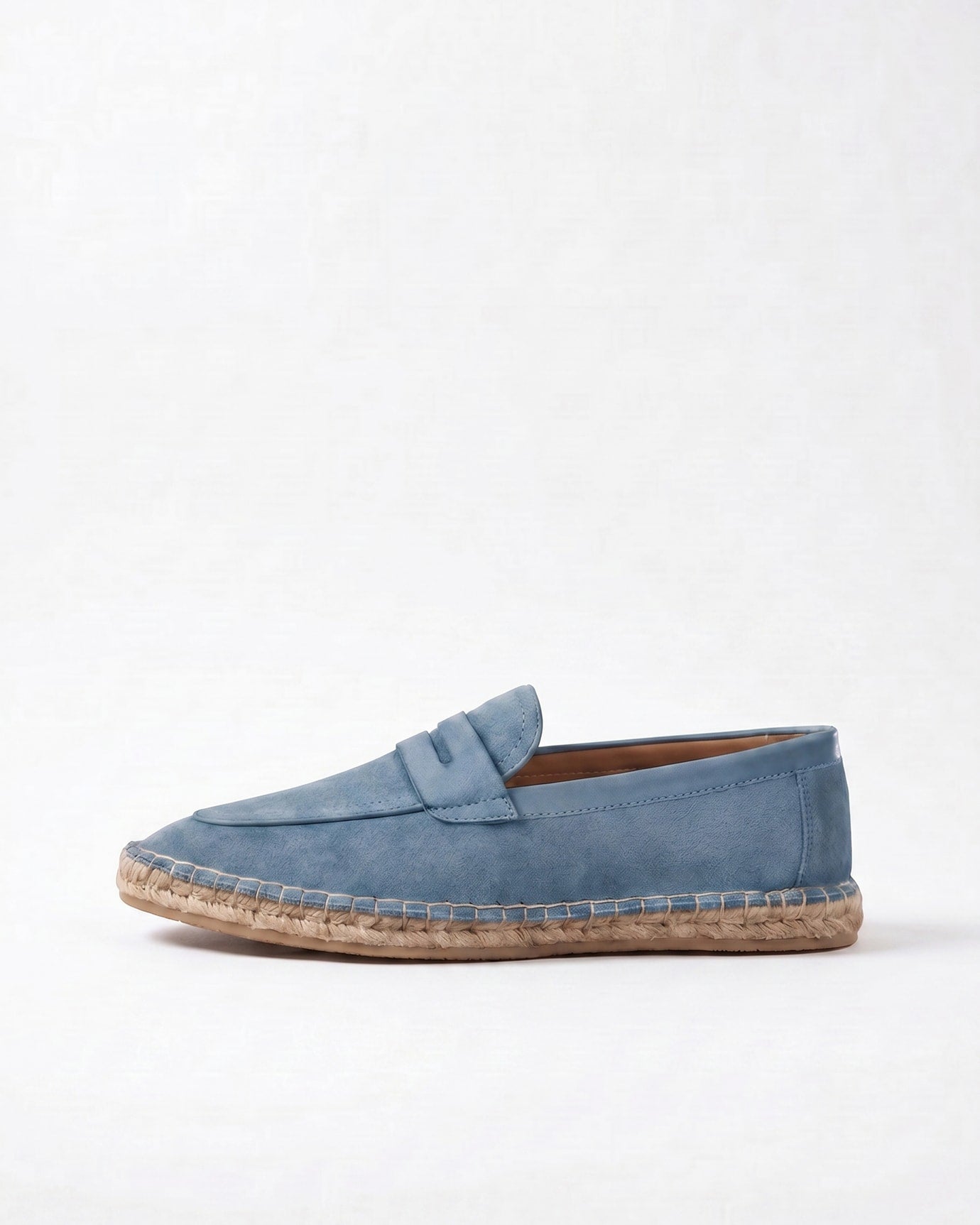Mediterranean Suede Slip-On Loafers