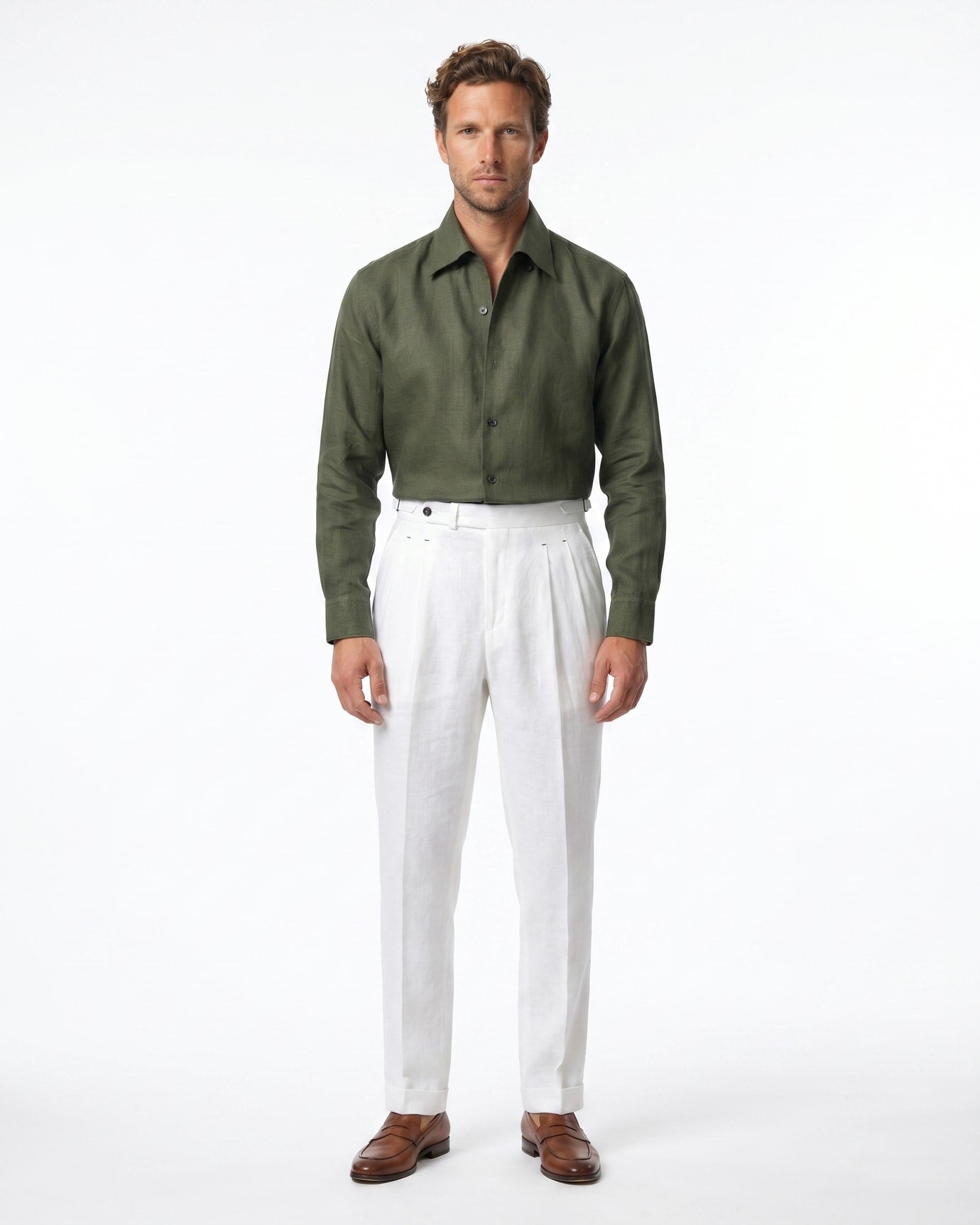 High Count Fine LInen Shirt