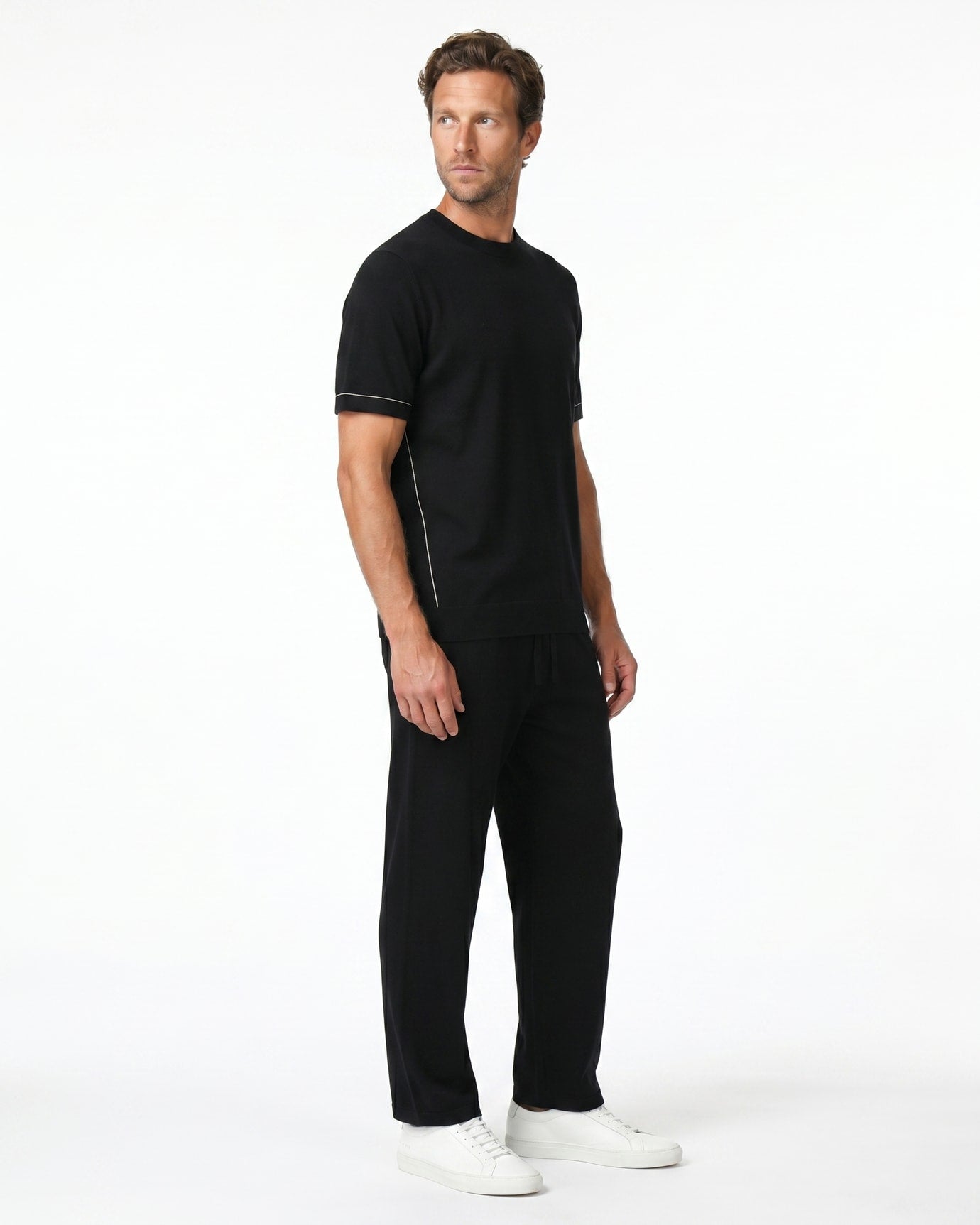 High End Mulberry Silk & Worsted Cashmere Set 