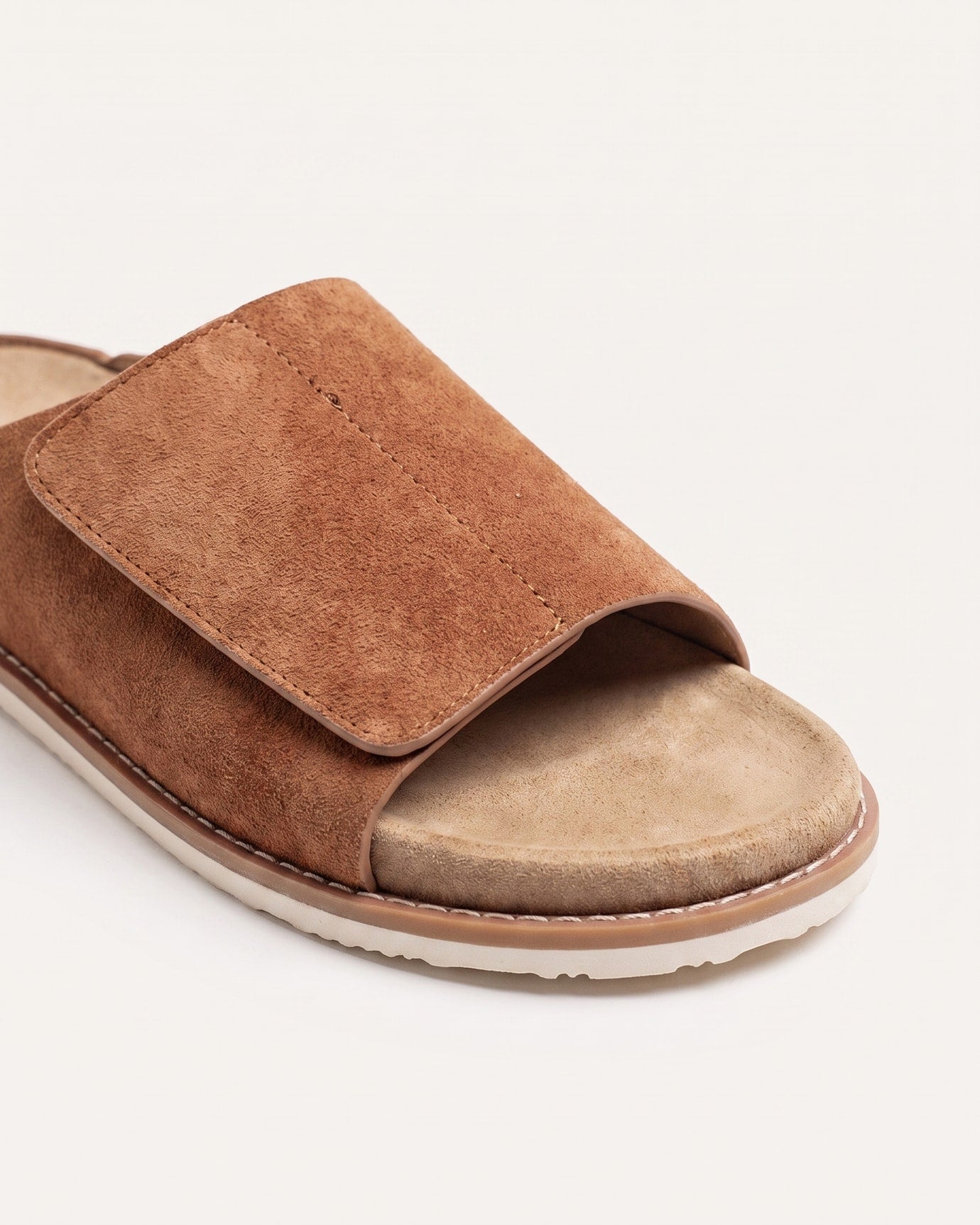 Breathable Leather Adjustable Flip-Flops