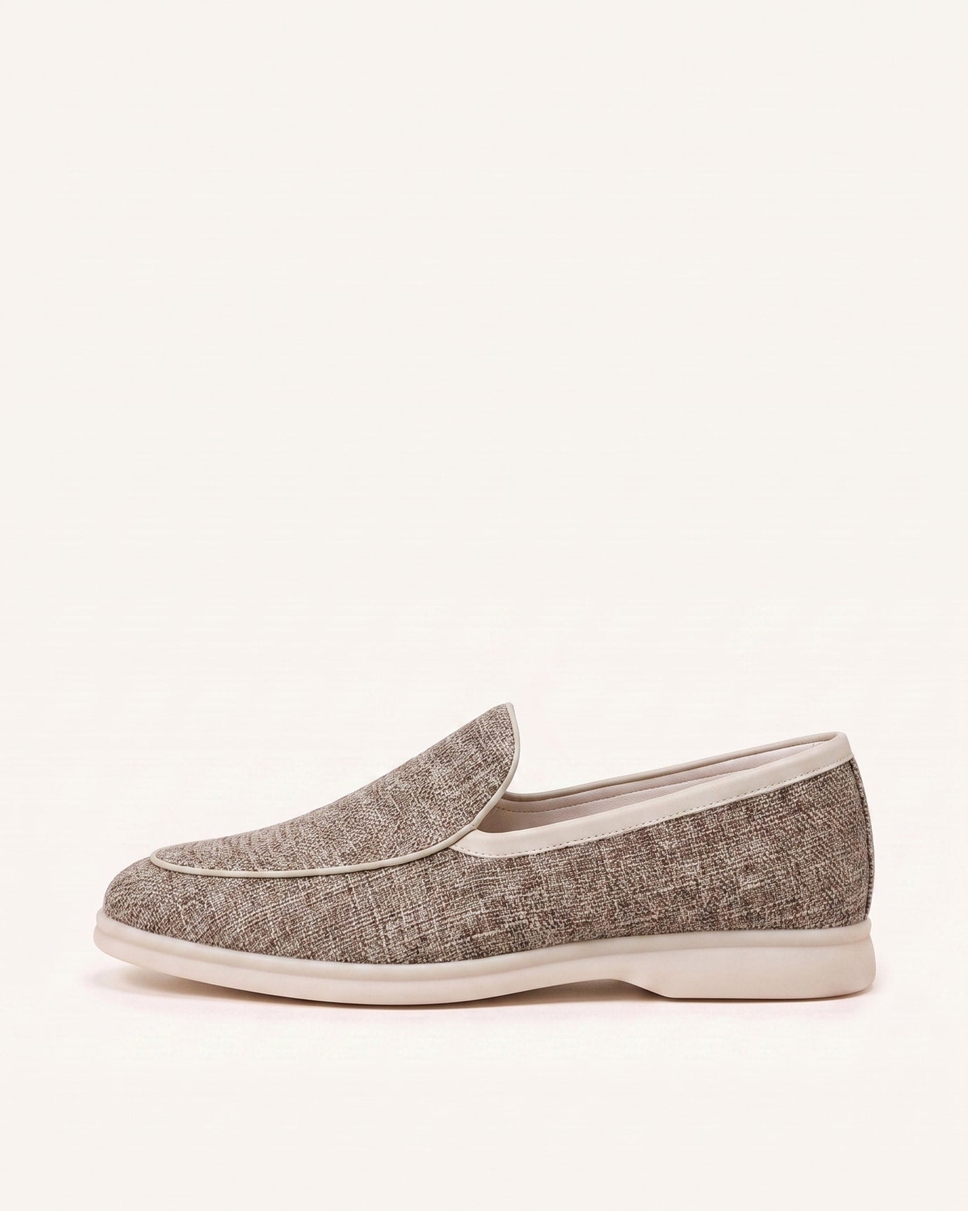 Paris Linen Leather Loafers