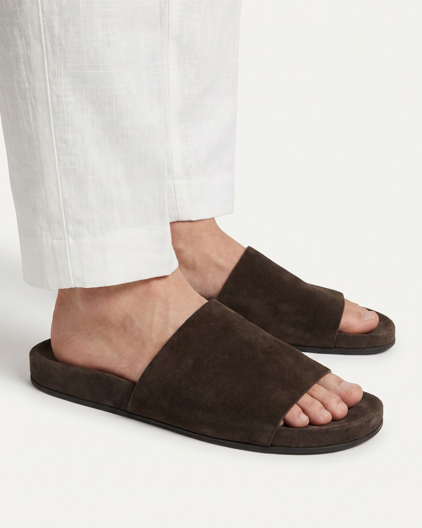 Retro Leather Slippers