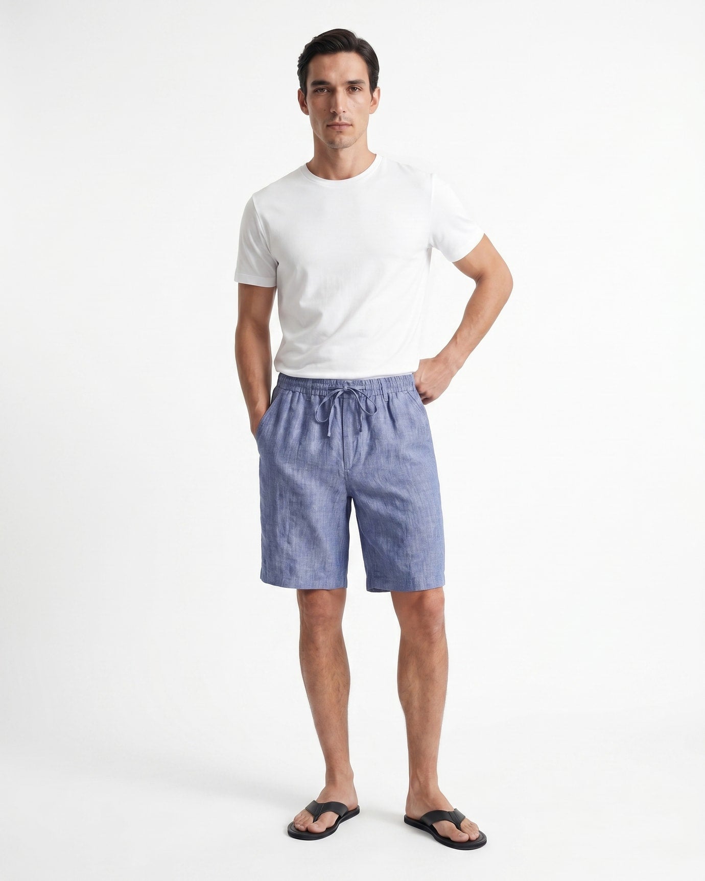 Linen Loose Pants Shorts