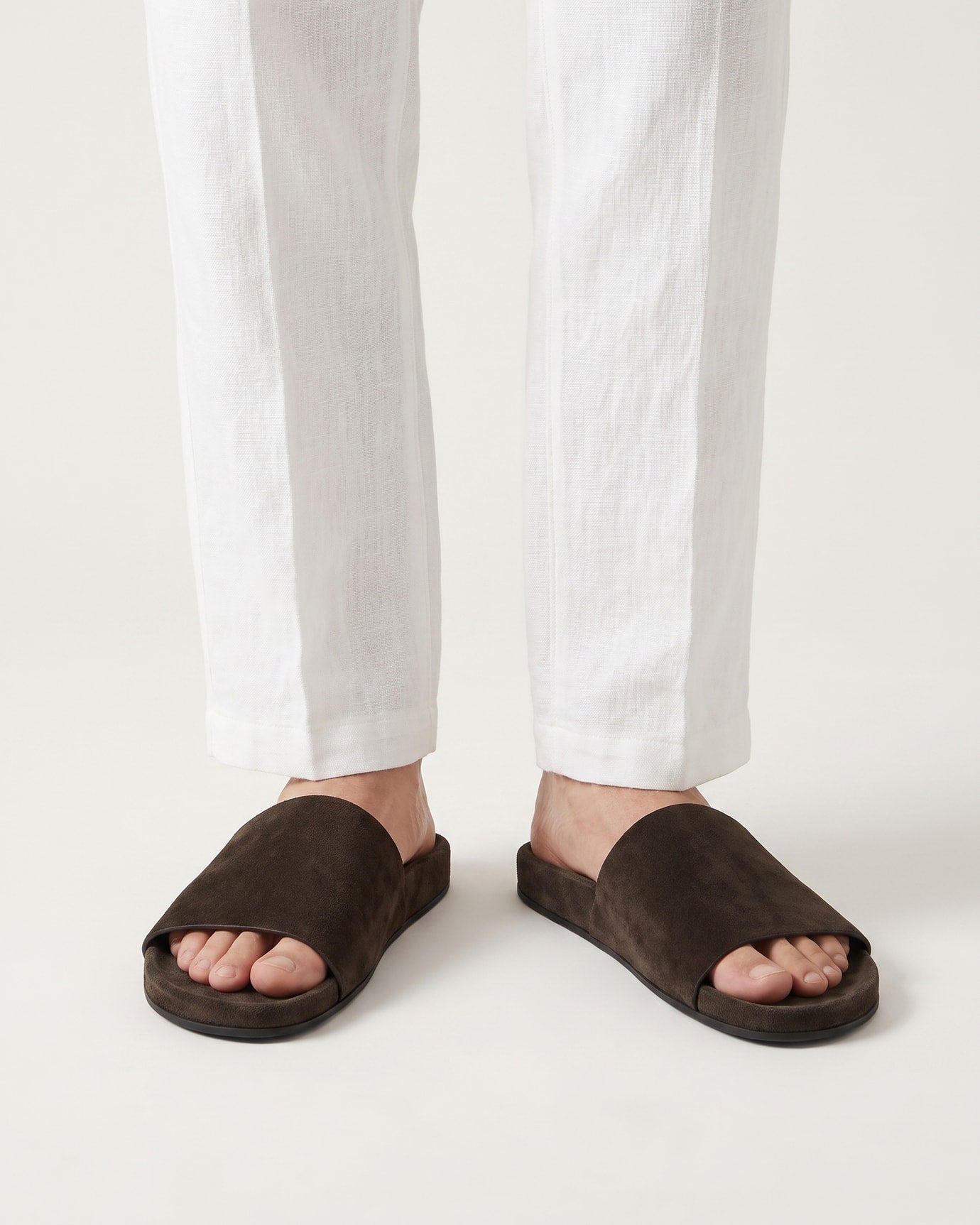 Retro Leather Slippers
