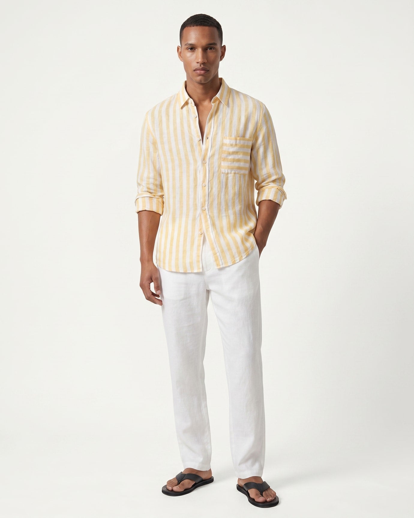 Montecarlo Striped Linen Shirt