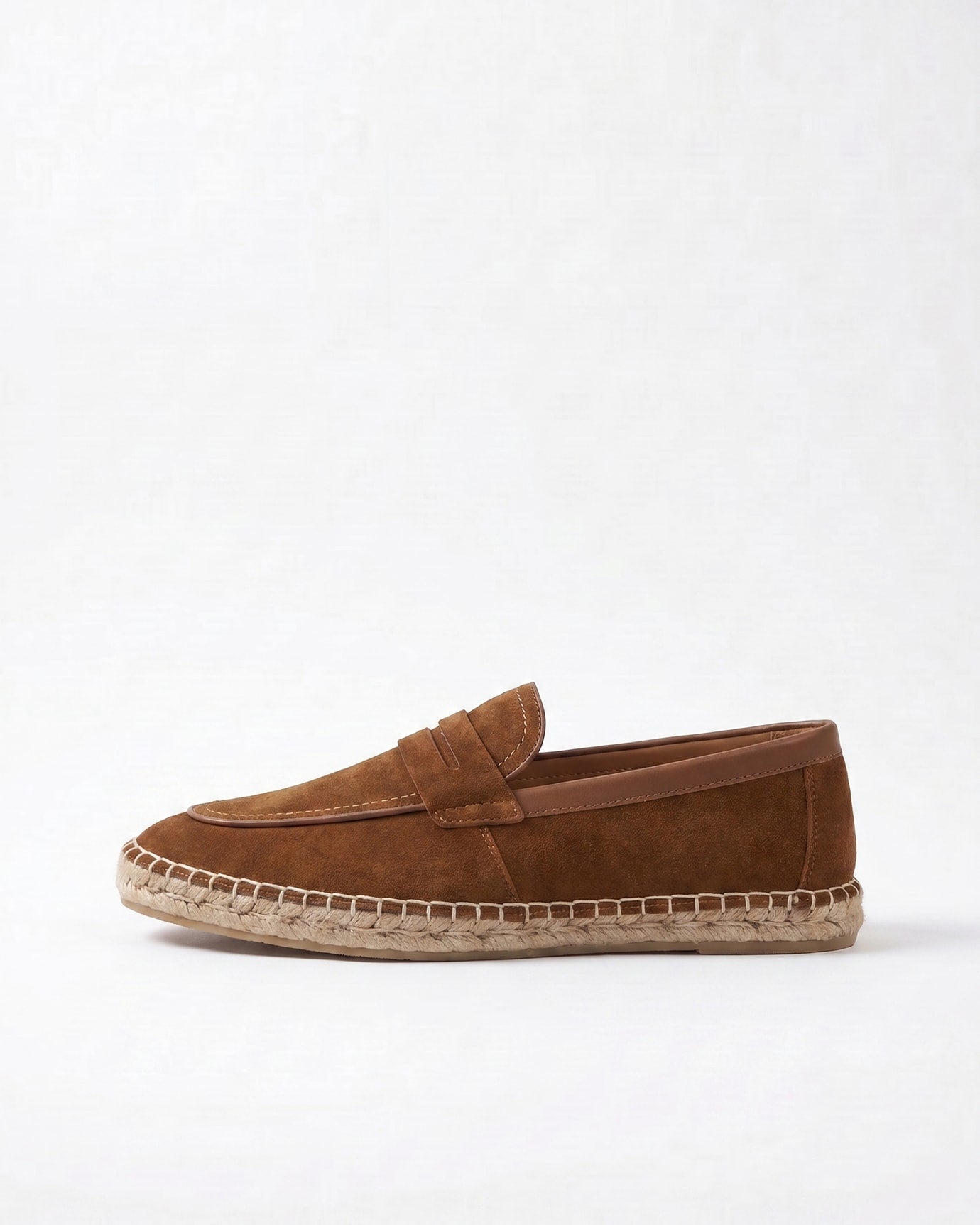 Mediterranean Suede Slip-On Loafers