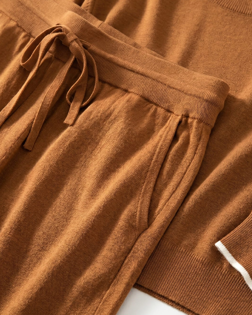 High End Mulberry Silk & Worsted Cashmere Set 